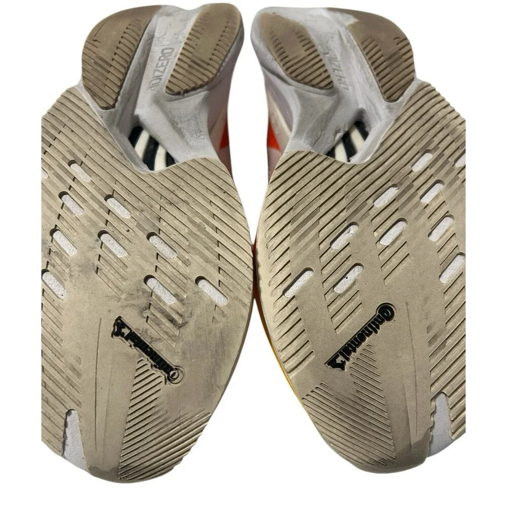 Adidas Adizero Boston 12 Lightstrike Pro Womens Ivory Silver Running Shoes Sz 8